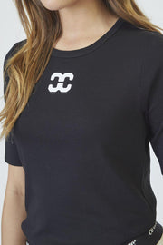 Granny  Logo Tee 33101 | Black | T-Shirt fra Co'couture