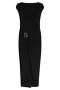 Minja Drapy Dress | Black | Kjole fra Neo Noir – nedsat