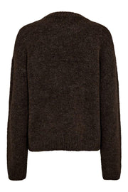 Fro Heart Pullover | Chocolate Ivory Heart | Strik fra Liberté