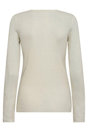 Bouch O-neck Knit | Ecru | Strik fra Mos Mosh