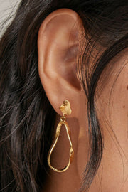 Aloma Small Earring | Guld | Øreringe fra Enamel