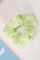 Color Seersucker Scrunchie | Green | Hårelastik fra By Timm