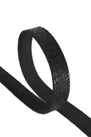 Belts 16130 | Black Croco | Bælte fra Depeche