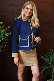 Corduroy Mini Skirt | Sand | Nederdel fra Liberté