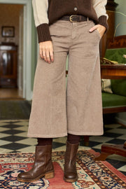 Cora Culotte Pant | Lt. Nougat | Bukser fra Black Colour