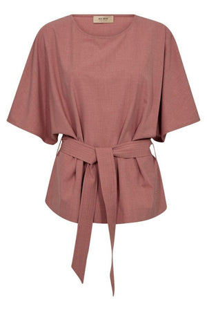 Rikas Roy Blouse | Dusty Rose | Bluse fra Mos Mosh