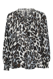 Macy Blouse | Leopard | Bluse fra Prepair