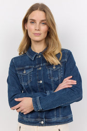 Molly Jacket | Dark Blue Denim | Jakke fra French Laundry