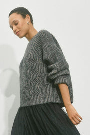 Unnur Sequin Knit | Phantom | Strik fra Mos Mosh