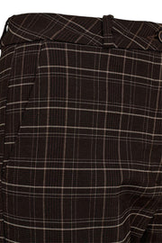 Solvej Pants 206474 | Black W. Coffee Bean | Bukser fra Freequent