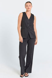 Sillen Pants 206775 | Black W. Magnet | Bukser fra Freequent