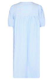 Sofia Dress | Vista Blue w. Brilliant White | Kjole fra Freequent