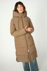 Ollie Terma Long Coat | Chocolate Chip | Jakke fra Mos Mosh
