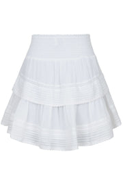 Kenia S Voile Skirt | White | Nederdel fra Neo Noir