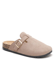 Buckle Mule | Taupe | Mules fra Lazy Bear
