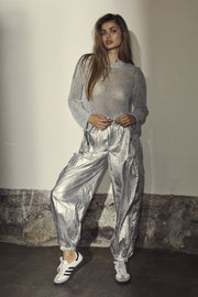Alvin Net Knit 32116 | Silver | Strik fra Co'couture