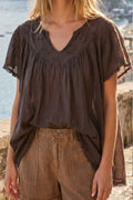 Juniper Top 6323 | Dark Maroon