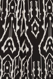 Floi Dress | Black w. Off-white | Kjole fra Freequent