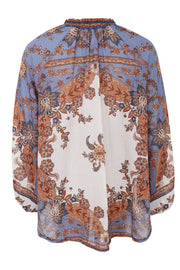 Indigo Blouse | Blue | Bluse fra Black Colour