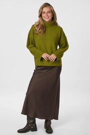 Naline Knit Blouse | Sage Green | Strik fra Neo Noir