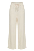 Macy Linen Trousers | Beige | Bukser fra Atelier C – nedsat