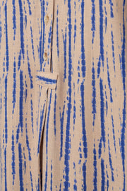 Larin Dress | Sand Melange W. Nebulas Blue | Kjole fra Freequent
