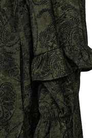 Molin Dress 207074 | Kombu Green W. Black | Kjole fra Freequent