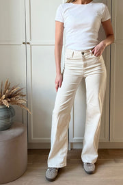 Nara Jeans | Cream | Jeans fra French Laundry