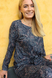 Alma Ls Top | Night Sky Paisley | Top fra Liberté