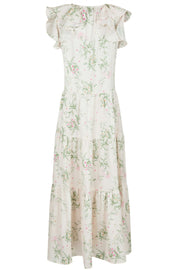 Messina Flower Field Dress | Off White | Kjole fra Neo Noir