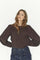 Shina Pintuck Blouse 35921 | Dark Brown | Bluse fra Co'couture