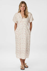 Illana Print Dress | Dusty Rose | Kjole fra Neo Noir