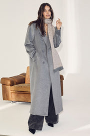 AlexisCC Coat | Light Grey | Jakke fra Co'Couture