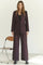 Almira Pleat Pant 31623 | Pflaume | Hosen von Co'couture