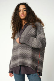 HMild Wave Knit  | Black | Strik fra HEYANNO