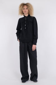 Justine Denim Shirt | Black | Skjorte fra Neo Noir