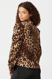 Rosslyn Leo Blouse | Leopard | Bluse fra Neo Noir