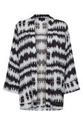 Tine Tie Dye Kimono | Schwarz Blau Tie Dye | Kimono von Liberté – nedsat