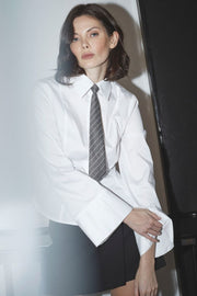 Sanna Pearl Cuff Shirt 35759 | White | Bluse fra Co'couture