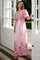Serna Flower Print Dress | Light Pink | Kjole fra Neo Noir
