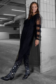 Dena Mesh Dress 40524 | Black | Kjole fra Black Colour