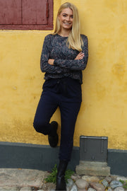 Alma Ls U Tshirt | Night Sky Paisley | T-Shirt fra Liberté