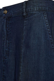 Wilke Skirt 205135 | Dark Blue Denim | Nederdel fra Freequent