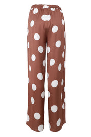 Mabel Pant | Mocca Dot | Bukser fra Black Colour