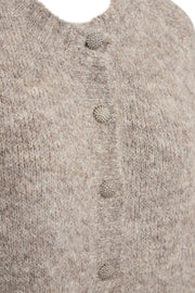 Louisa Cardigan 204845 | Desert Taupe Melange | Cardigan fra Freequent