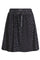 Alma Short Loose Skirt | Dark Grey Leo | Nederdel fra Liberté
