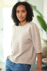 Evi Knit 2772 | Sand | Strik fra Prepair