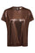 Nivola O-neck Metallic Tee | Bracken | T-shirt fra Mos Mosh