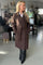 Quentin Long Wool Coat | Brun l  Frakke fra French Laundry