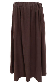 Virginia Corduroy Skirt | Coffee | Nederdel fra Black Colour